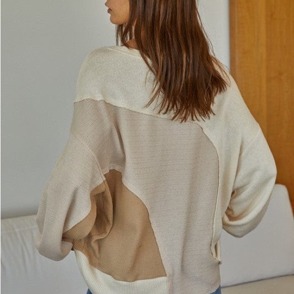 By Together Early Riser Thermal Top Lagenlook - Picture 3 of 7